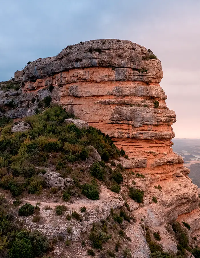 Peña San Miguel en el Salto de Roldán